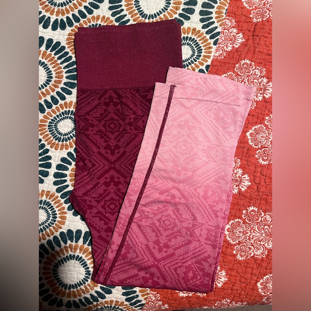 Capri high waisted workout leggings.